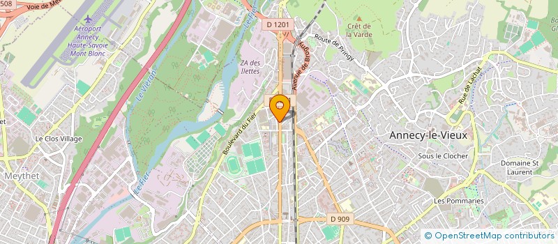 localisation de l'entreprise MADAME EDWINA MORGAN  ANNECY