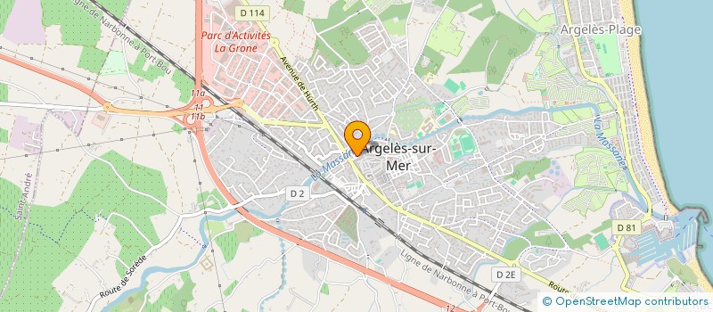 localisation de l'entreprise MADAME EDYTA HABER  ARGELES-SUR-MER