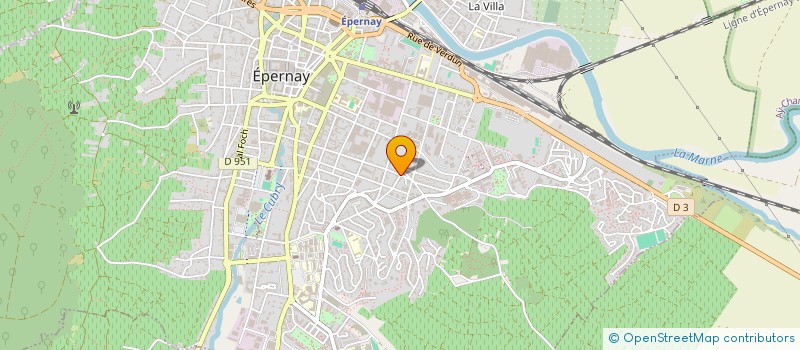 localisation de l'entreprise MADAME EDYTA MALECKA  EPERNAY
