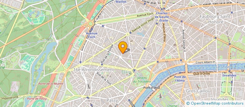 localisation de l'entreprise MADAME EFISIA BELLUZZI  PARIS