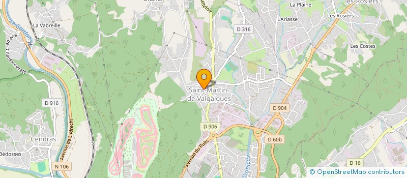 localisation de l'entreprise MADAME EGEA SENECAILLE  SAINT-MARTIN-DE-VALGALGUES