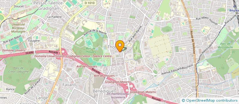 localisation de l'entreprise MADAME EGLANTINA KARAFILI  TALENCE