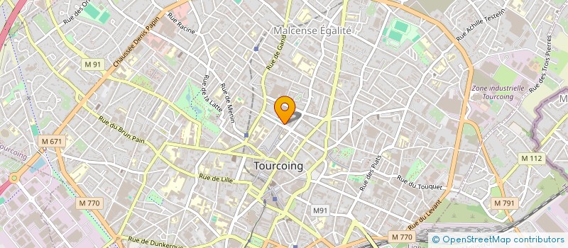 localisation de l'entreprise MADAME EGLANTINE BECQUET  TOURCOING