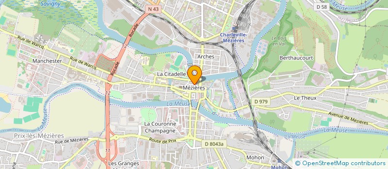 localisation de l'entreprise MADAME EGLANTINE CARPENTIER  CHARLEVILLE-MEZIERES