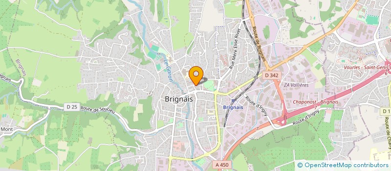 localisation de l'entreprise MADAME EGLANTINE CHARAUD à BRIGNAIS