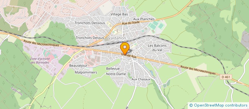 localisation de l'entreprise MADAME EGLANTINE CHATELAIN  VALDAHON