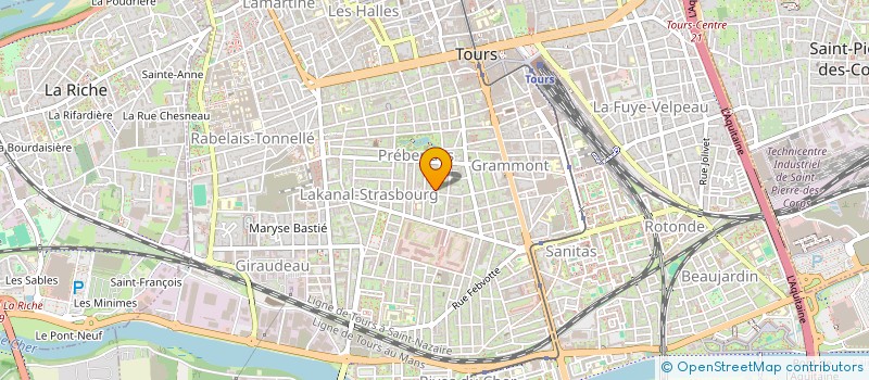 localisation de l'entreprise MADAME EGLANTINE CLEMENT  TOURS