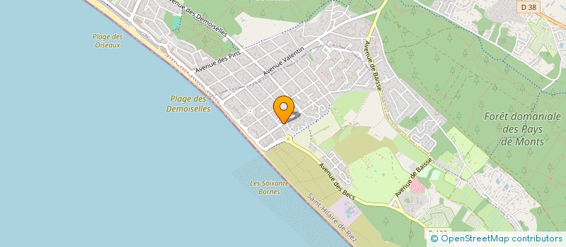 localisation de l'entreprise MADAME EGLANTINE DELPORTE  SAINT-HILAIRE-DE-RIEZ