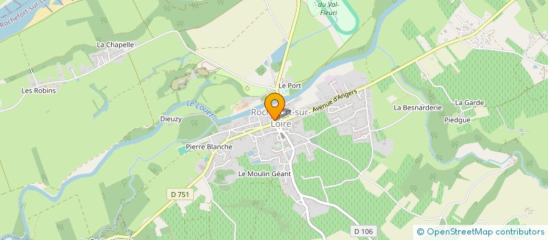 localisation de l'entreprise MADAME EGLANTINE GOUSSIEZ  ROCHEFORT-SUR-LOIRE