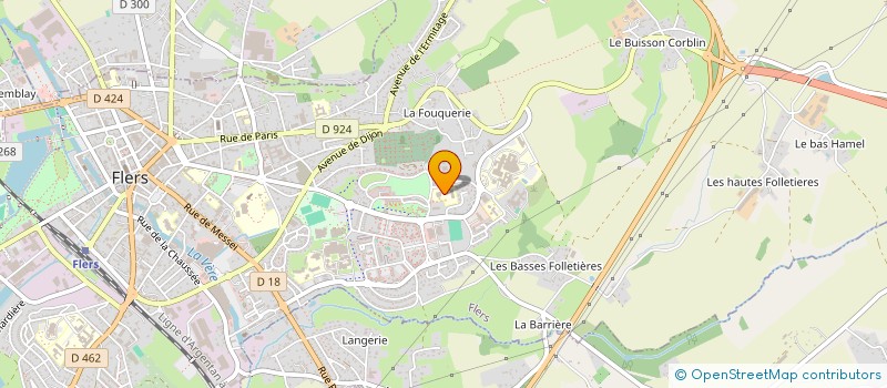 localisation de l'entreprise MADAME EGLANTINE LEBOUGRE à FLERS