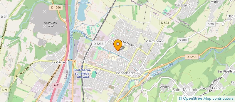 localisation de l'entreprise MADAME EGLANTINE MANAI  PONTCHARRA