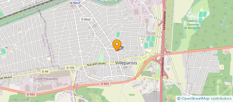 localisation de l'entreprise MADAME EGLANTINE PINARD  VILLEPARISIS