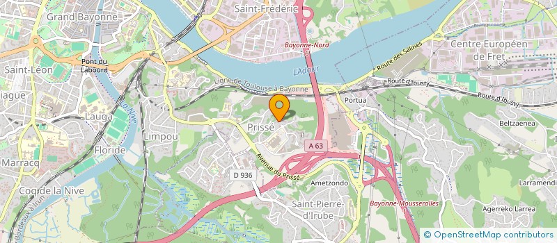 localisation de l'entreprise MADAME EGLANTINE REVOL  BAYONNE