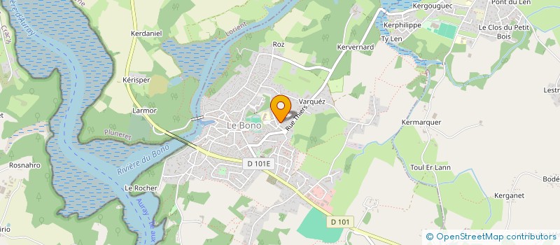 localisation de l'entreprise MADAME EGLANTINE SQUELBUT  LE BONO