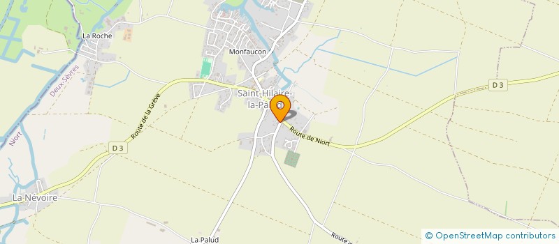 localisation de l'entreprise MADAME EGLANTINE THIBAULT  SAINT-HILAIRE-LA-PALUD