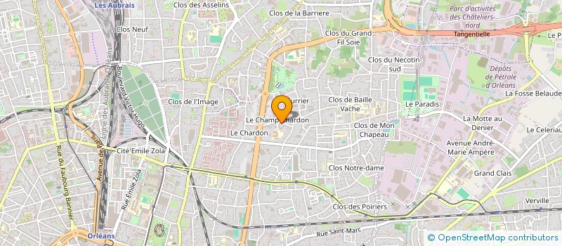 localisation de l'entreprise MADAME EGOUDOU SY à ORLEANS