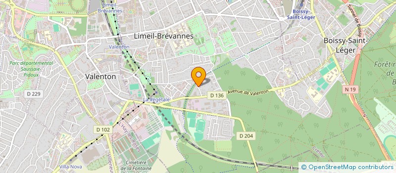 localisation de l'entreprise MADAME EHOUAN DAGO  LIMEIL-BREVANNES