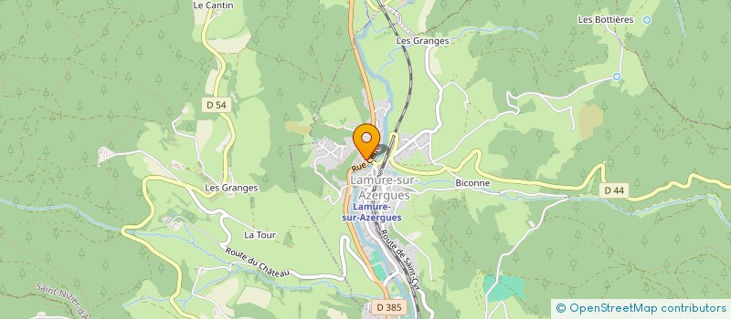 localisation de l'entreprise MADAME EHUA ASSEMIEN  LAMURE-SUR-AZERGUES