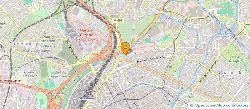 localisation de l'entreprise MADAME EIDIS WEJSET à STRASBOURG