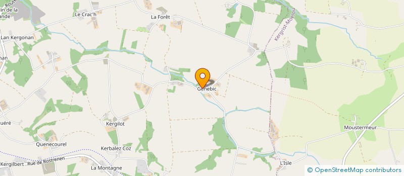 localisation de l'entreprise MADAME EILEEN MC CARTTNY  MAEL-CARHAIX