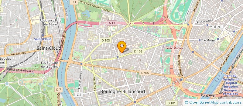 localisation de l'entreprise MADAME EILEEN POWIS à BOULOGNE-BILLANCOURT