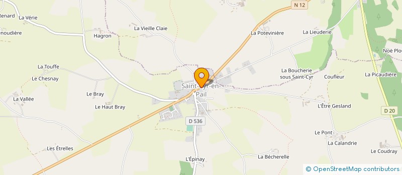 localisation de l'entreprise MADAME EILIDH CRUMLISH  SAINT-CYR-EN-PAIL