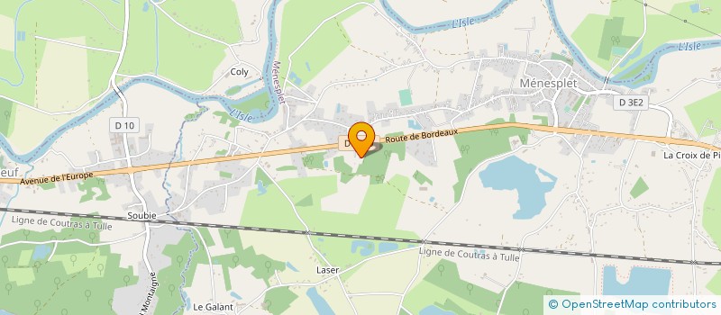 localisation de l'entreprise MADAME EILIDH FRASER  MENESPLET