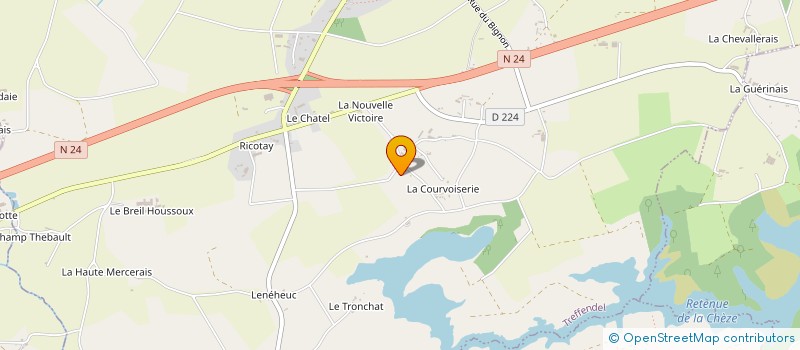 localisation de l'entreprise MADAME EILIN FRABOULET  TREFFENDEL