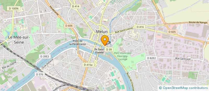 localisation de l'entreprise MADAME EIMEE BROWN  MELUN