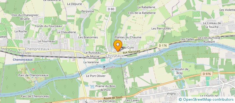 localisation de l'entreprise MADAME EKATERINA AFONYUSHKINA  CHISSEAUX