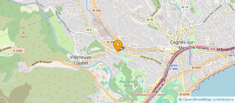 localisation de l'entreprise MADAME EKATERINA AKOPOVA à CAGNES-SUR-MER