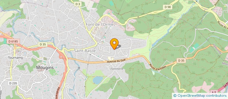 localisation de l'entreprise MADAME EKATERINA ERISOVA à MOUGINS