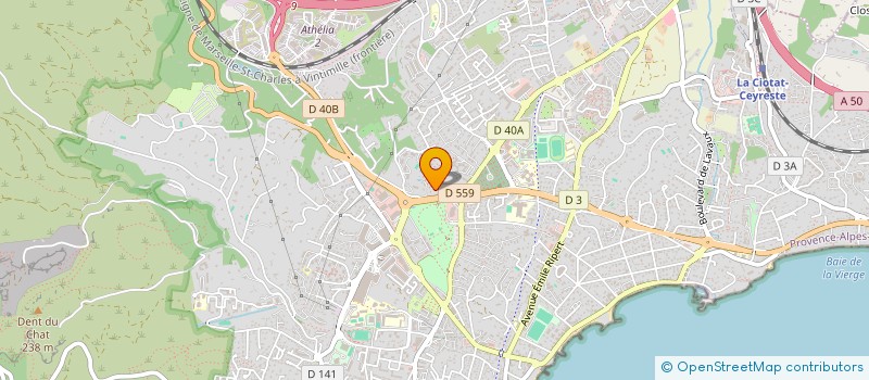 localisation de l'entreprise MADAME EKATERINA GROMYKHALINA à LA CIOTAT