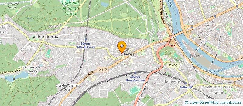 localisation de l'entreprise MADAME EKATERINA GUERASSIMENKO à SEVRES