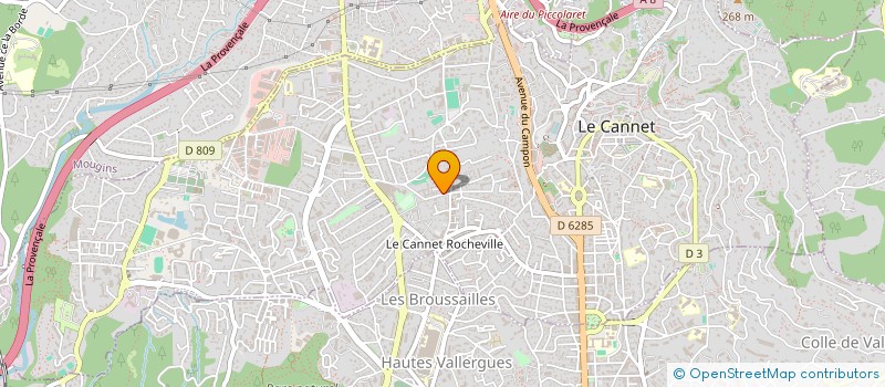 localisation de l'entreprise MADAME EKATERINA KHARITONOVA à LE CANNET