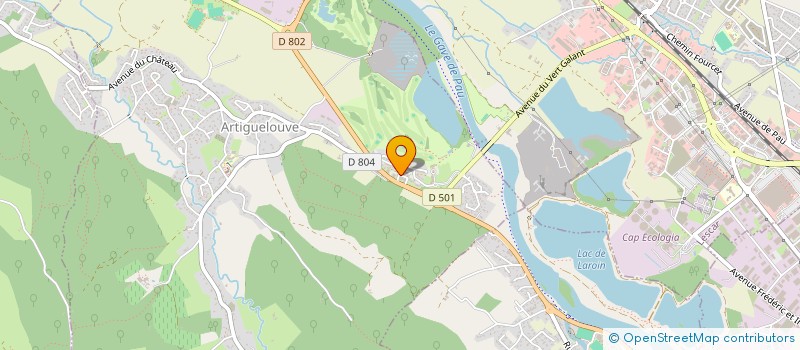 localisation de l'entreprise MADAME EKATERINA KOMOLKINA  ARTIGUELOUVE