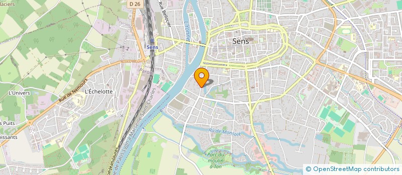 localisation de l'entreprise MADAME EKATERINA KOUPROVSKAIA à SENS