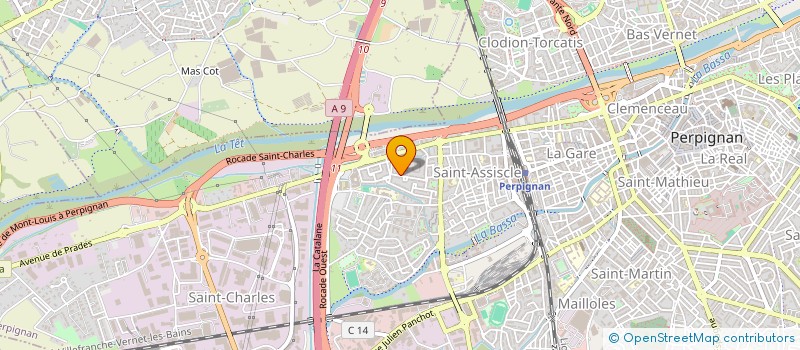 localisation de l'entreprise MADAME EKATERINA KRYLOVA  PERPIGNAN