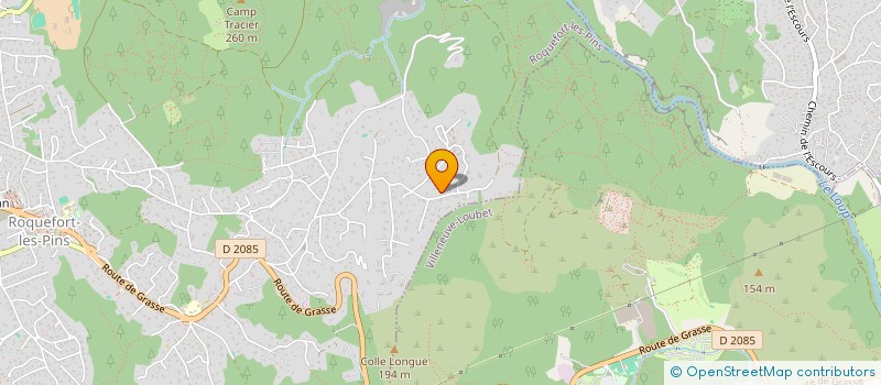 localisation de l'entreprise MADAME EKATERINA MARUSANOVA  ROQUEFORT-LES-PINS