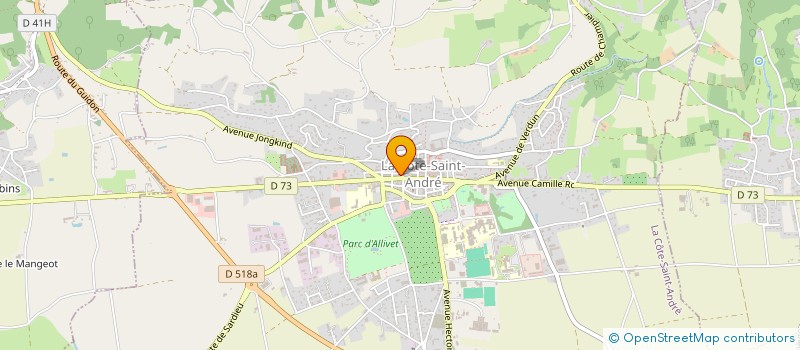 localisation de l'entreprise MADAME EKATERINA PIKOVETC  LA COTE-SAINT-ANDRE