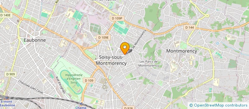localisation de l'entreprise MADAME EKATERINA SAITCHIK à SOISY-SOUS-MONTMORENCY