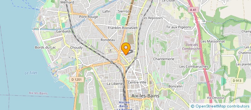 localisation de l'entreprise MADAME EKATERINA SAMOYLOVA à AIX-LES-BAINS
