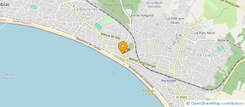 localisation de l'entreprise MADAME EKATERINA SERDIUKOVA à LA BAULE-ESCOUBLAC