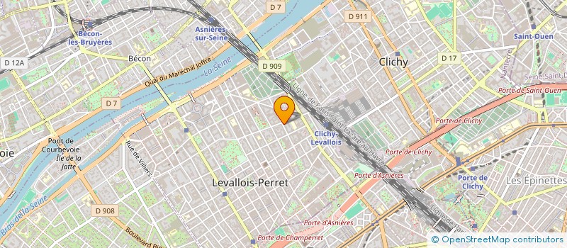 localisation de l'entreprise MADAME EKATERINA SIDOROVICH à LEVALLOIS-PERRET