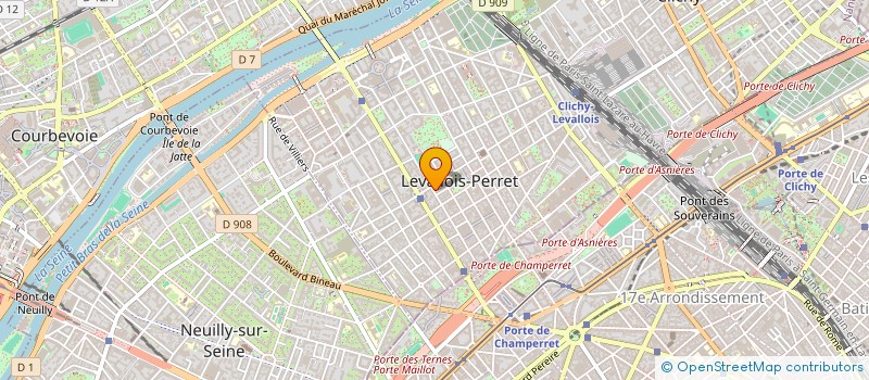 localisation de l'entreprise MADAME EKATERINA SMETANINA à LEVALLOIS-PERRET