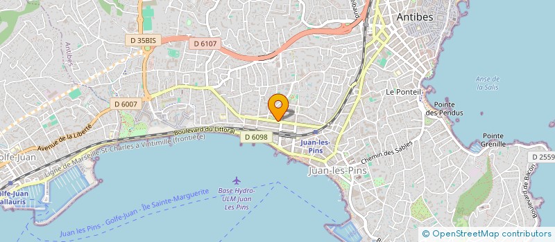 localisation de l'entreprise MADAME EKATERINA STEFANOVA  ANTIBES