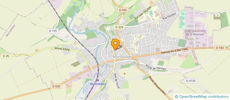 localisation de l'entreprise MADAME EKATERINA THEMELI à MONTDIDIER