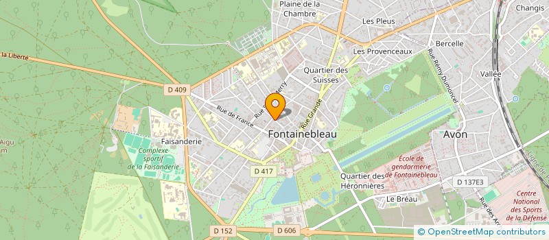 localisation de l'entreprise MADAME EKATERINA UMETCKAIA à FONTAINEBLEAU