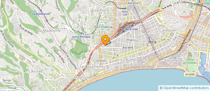 localisation de l'entreprise MADAME EKATERINA YARUKOVA  NICE