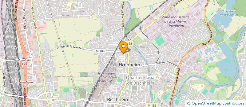 localisation de l'entreprise MADAME EKATERINA ZHELUDKOVA  HNHEIM